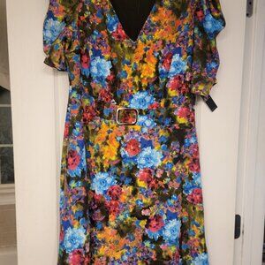 New York and Company Colorful Dress NWT